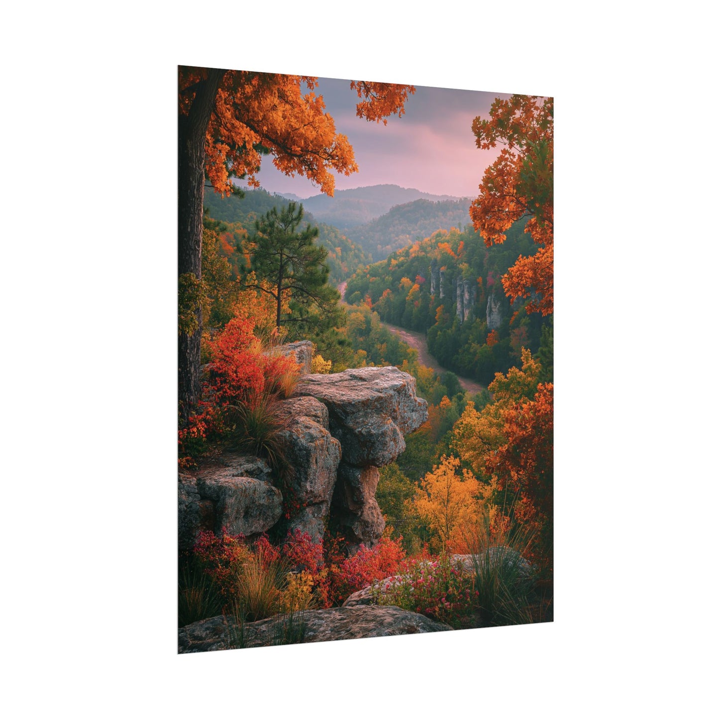 Lookout Rock – The Way to Wildwood Valley™ | Wildwood Art Print