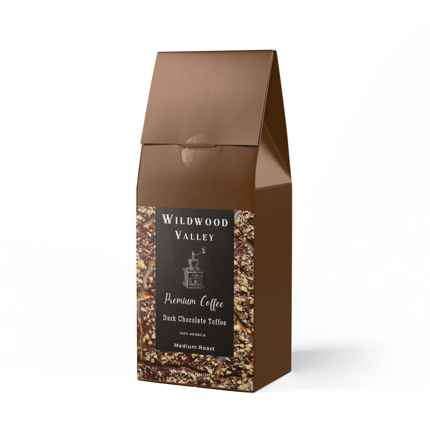 Dark Chocolate Toffee Coffee Blend (Medium Roast) 12oz