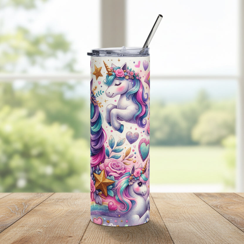 Kids Unicorn 20oz Stainless Tumbler