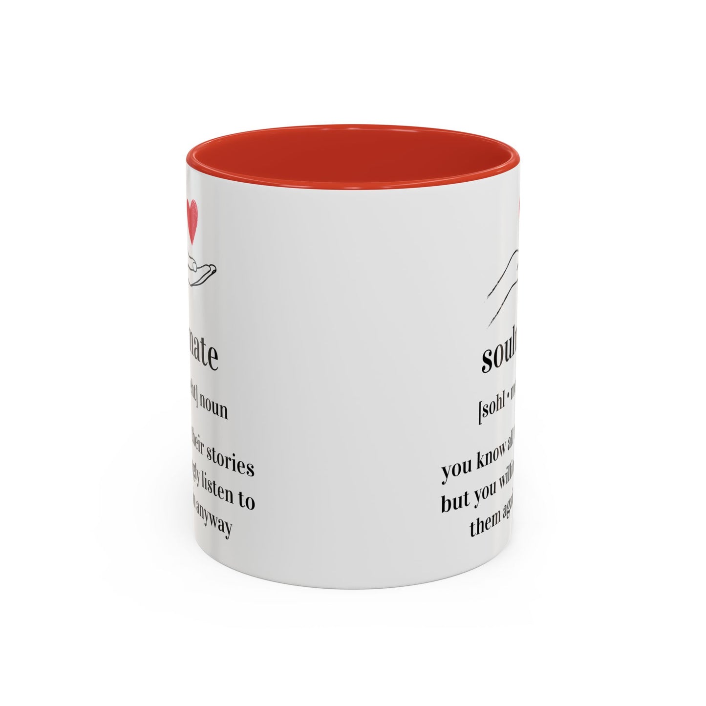 Soulmate Definition Accent Coffee Mug