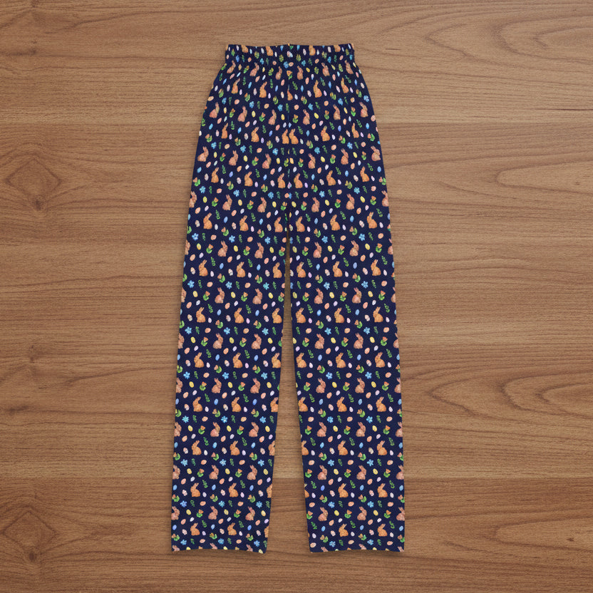 Easter Bunny & Eggs Kids Lounge Pants