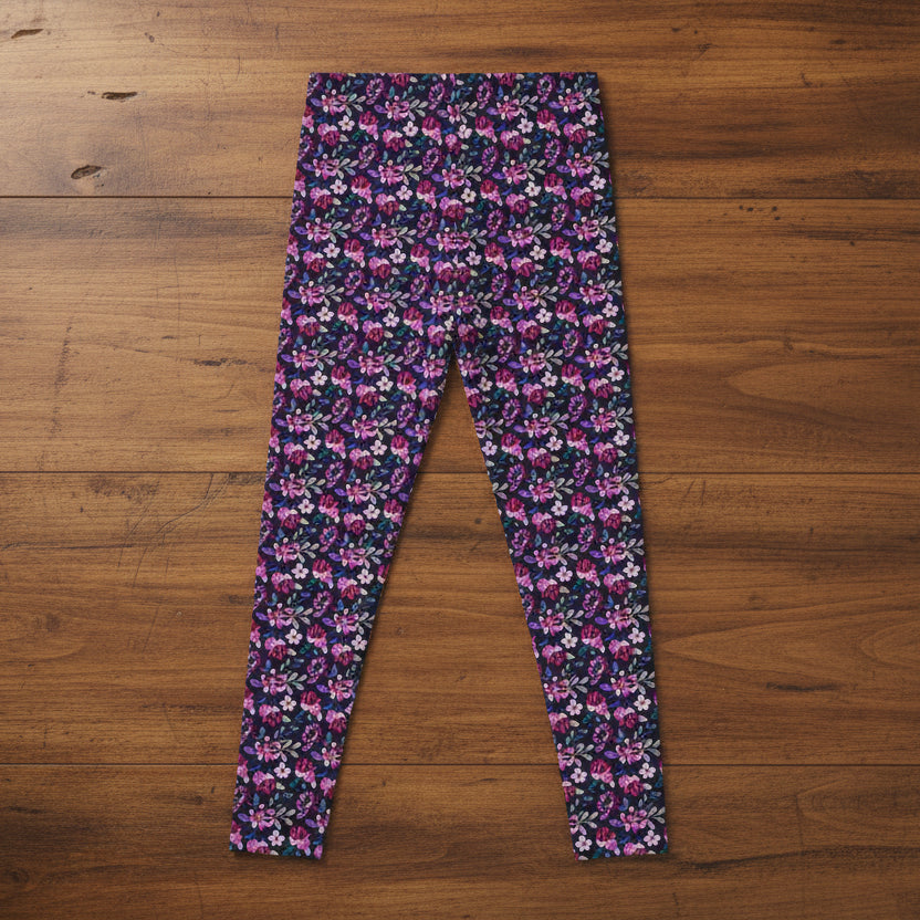 Floral Night Garden Leggings
