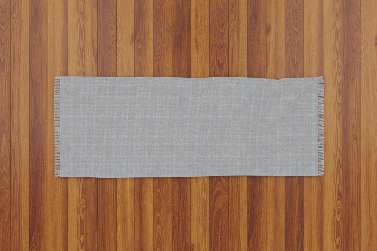 Highland Hearth Blue Plaid Scarf