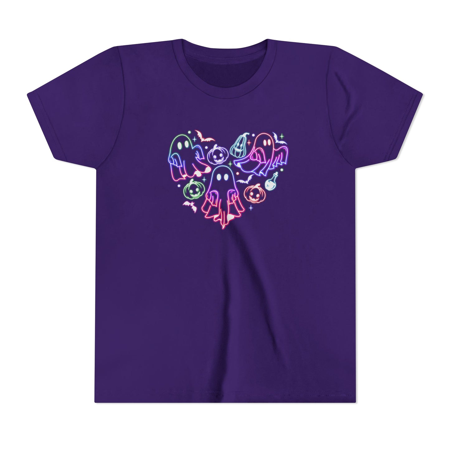Neon Ghost Heart Youth T-Shirt
