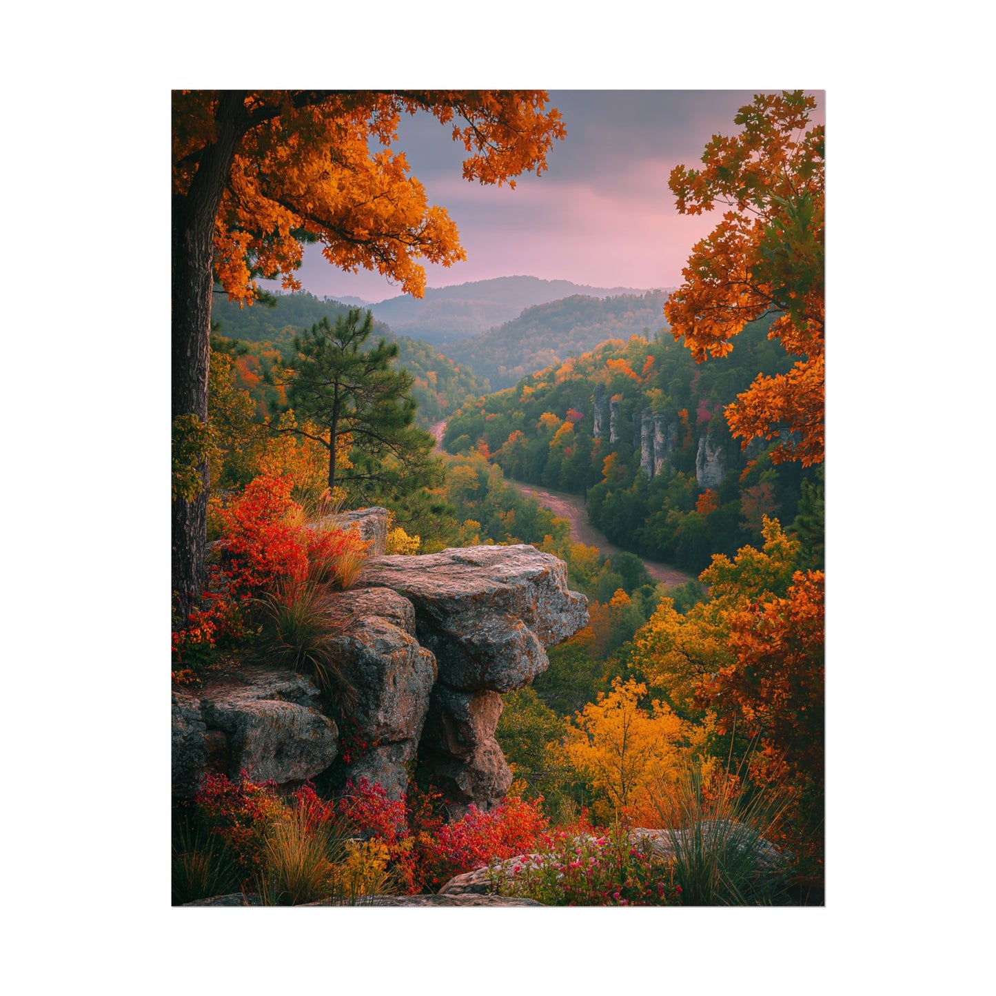 Lookout Rock – The Way to Wildwood Valley | Wildwood Art Print