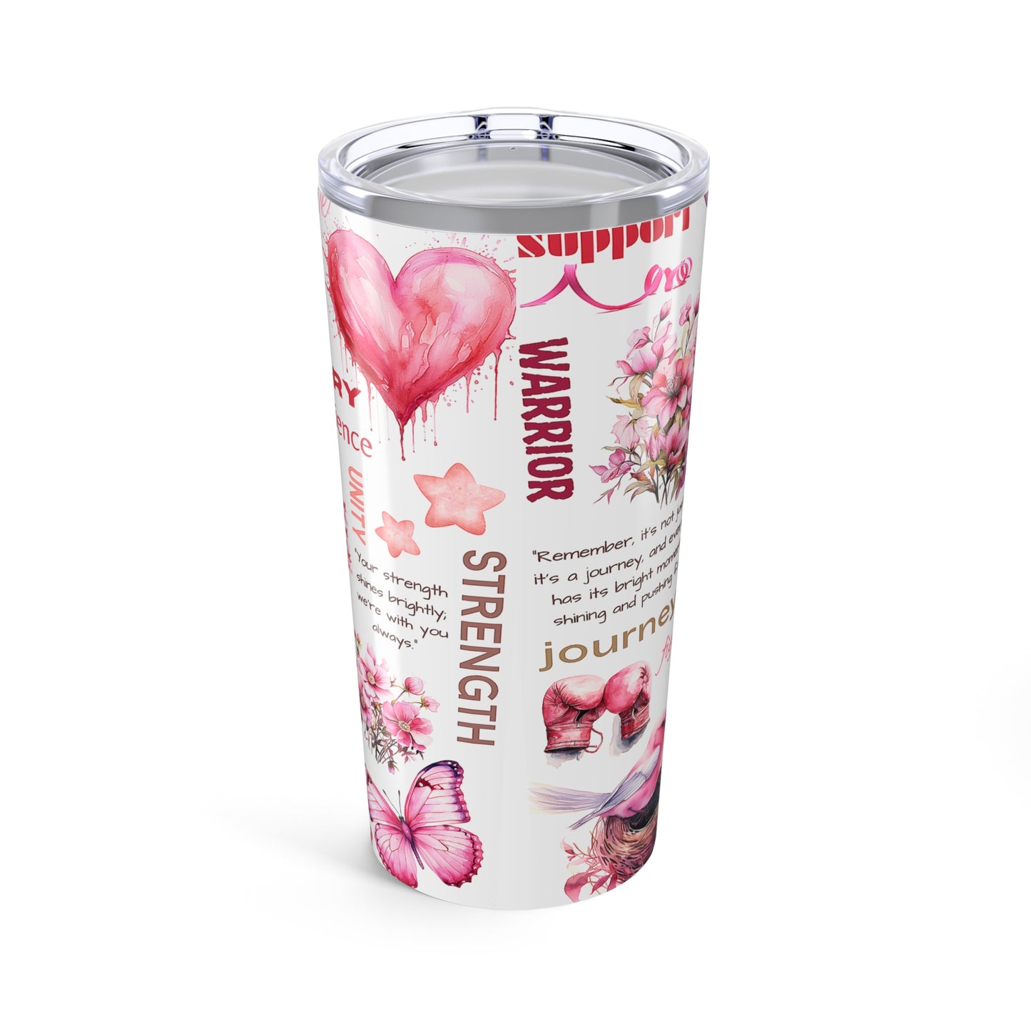 Breast Cancer Awareness 20oz Stainless Steel Tumbler