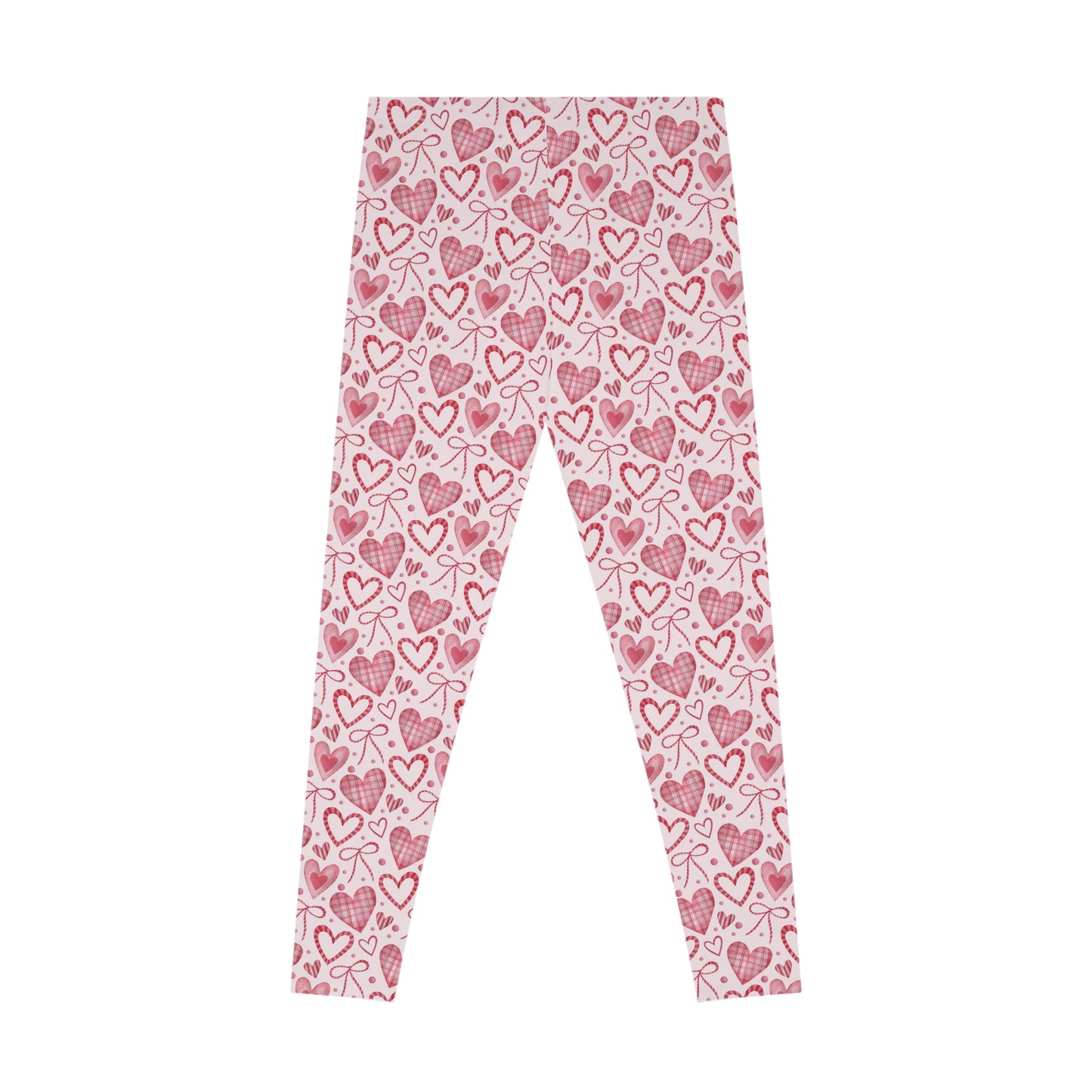 Pink Hearts & Ribbons Leggings