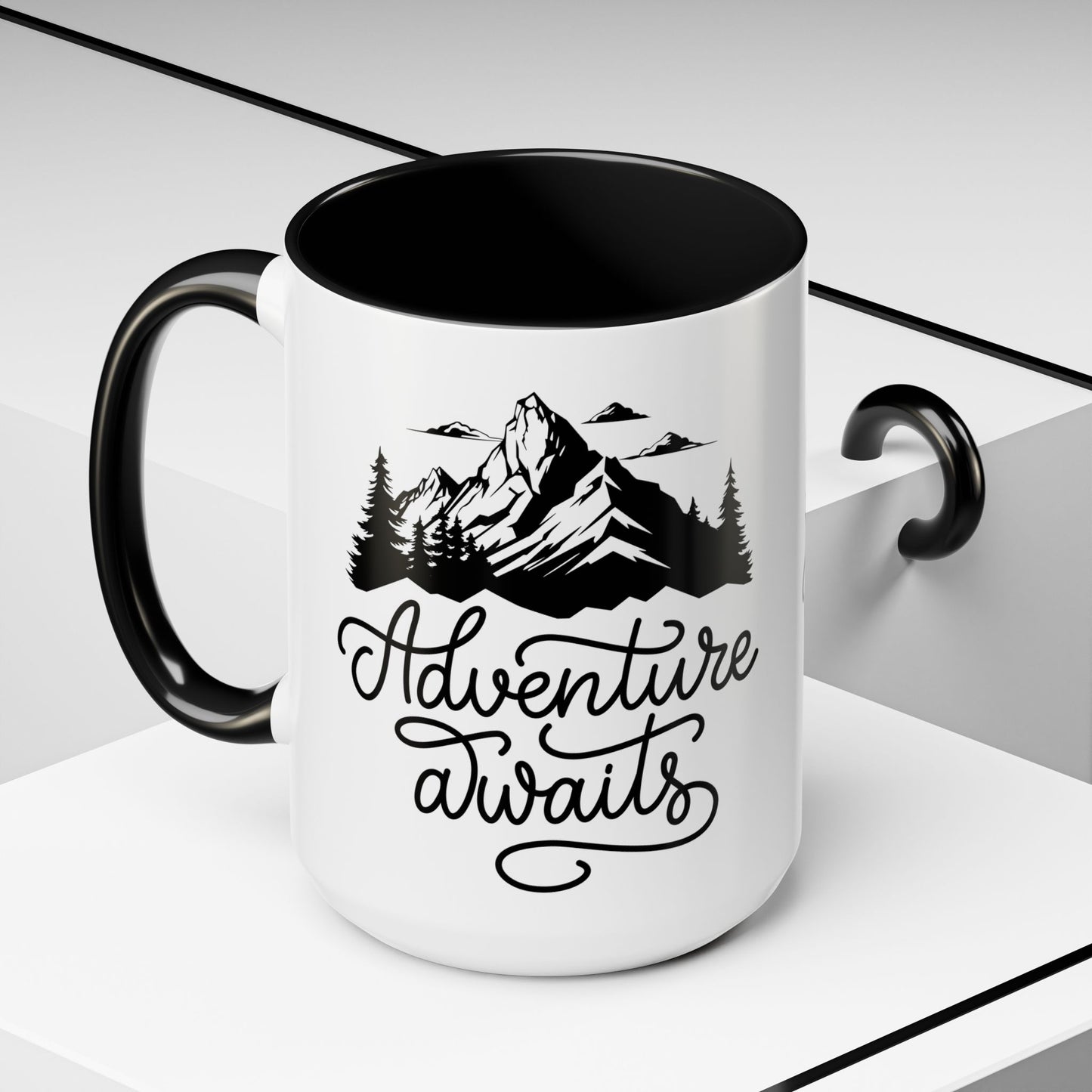 Adventure Awaits 15oz Accent Coffee Mug