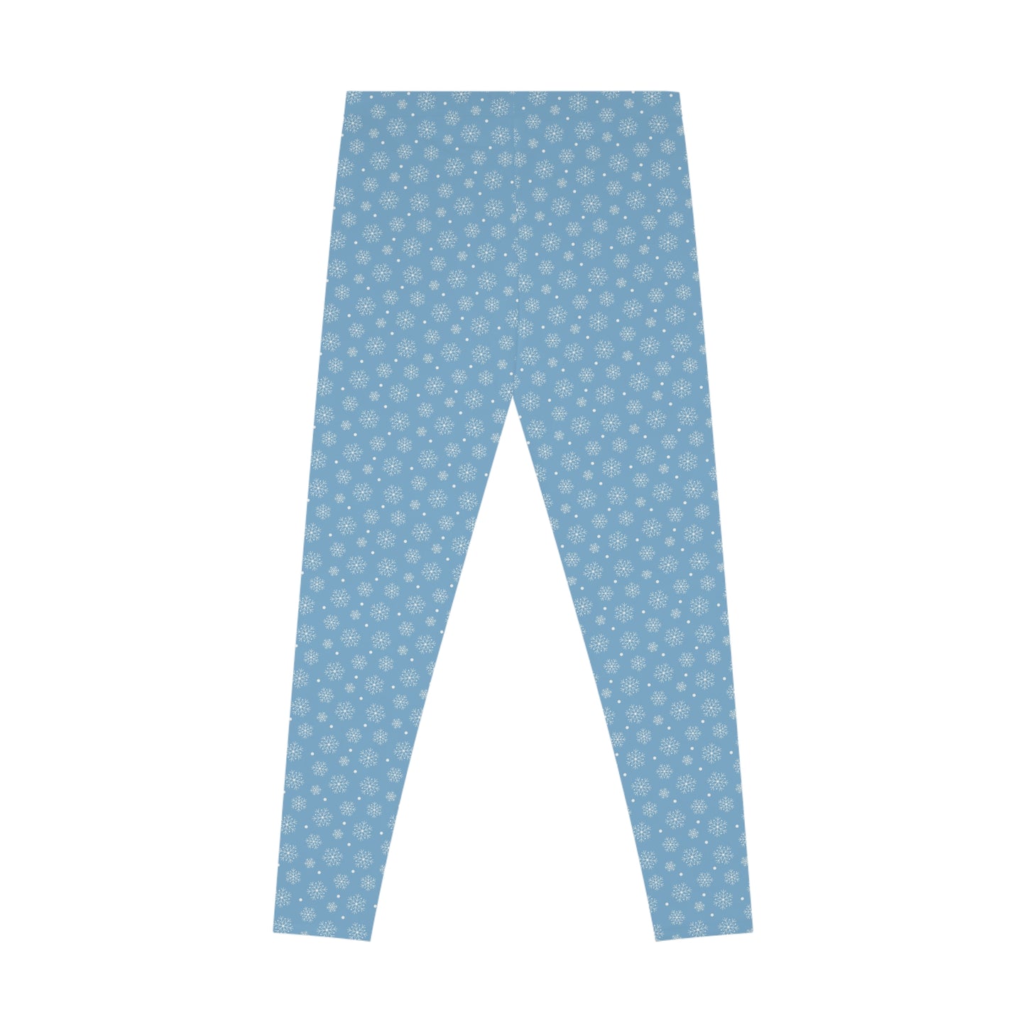 Blue Snowflake Leggings