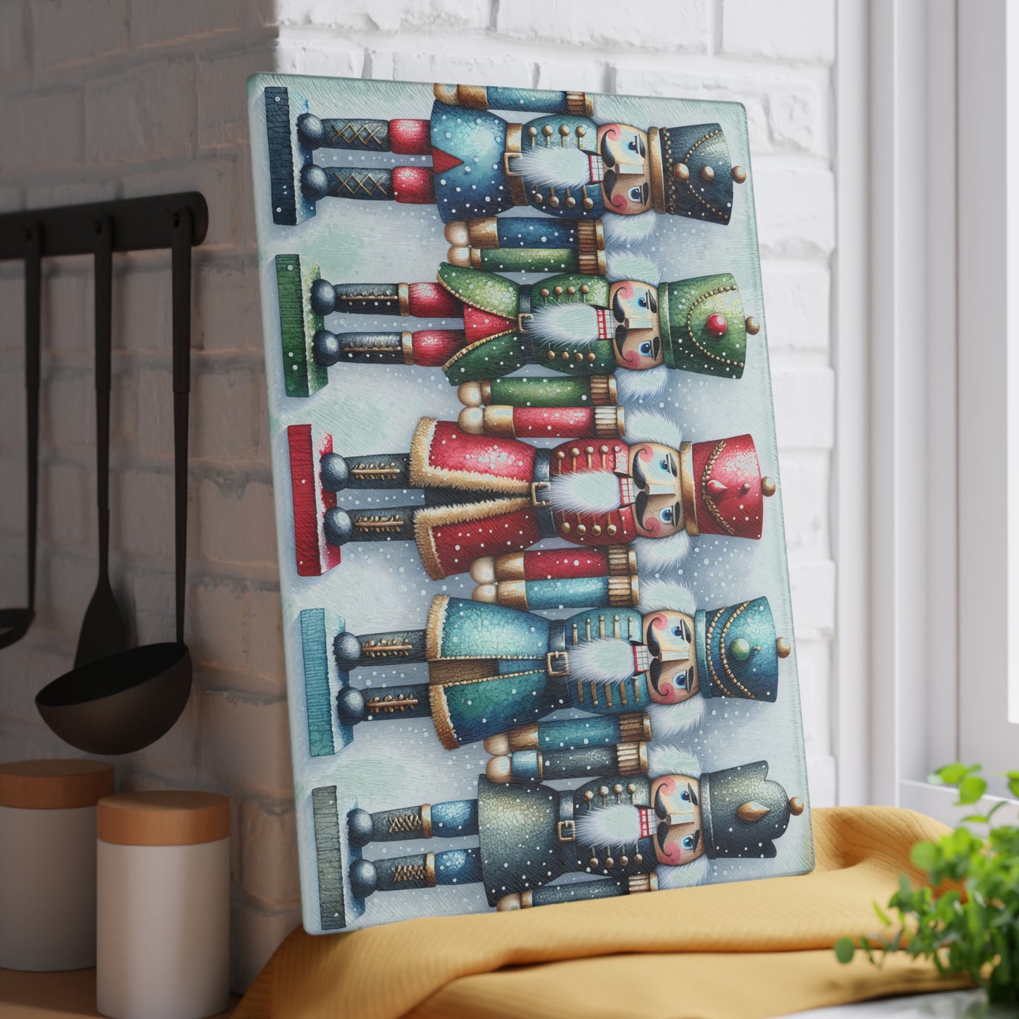 Nutcracker Glass Cutting Board