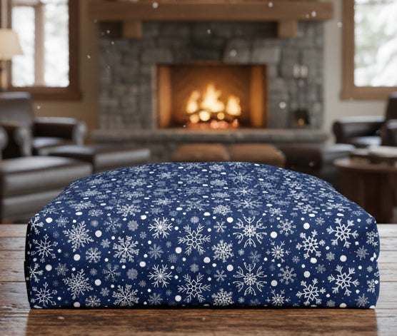 Snowflake Navy Weekender Bag