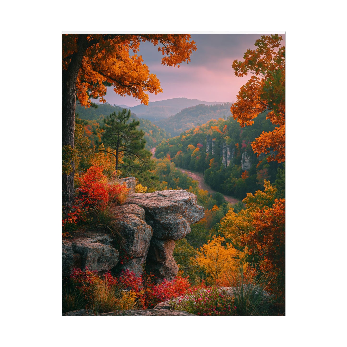 Lookout Rock – The Way to Wildwood Valley | Wildwood Art Print