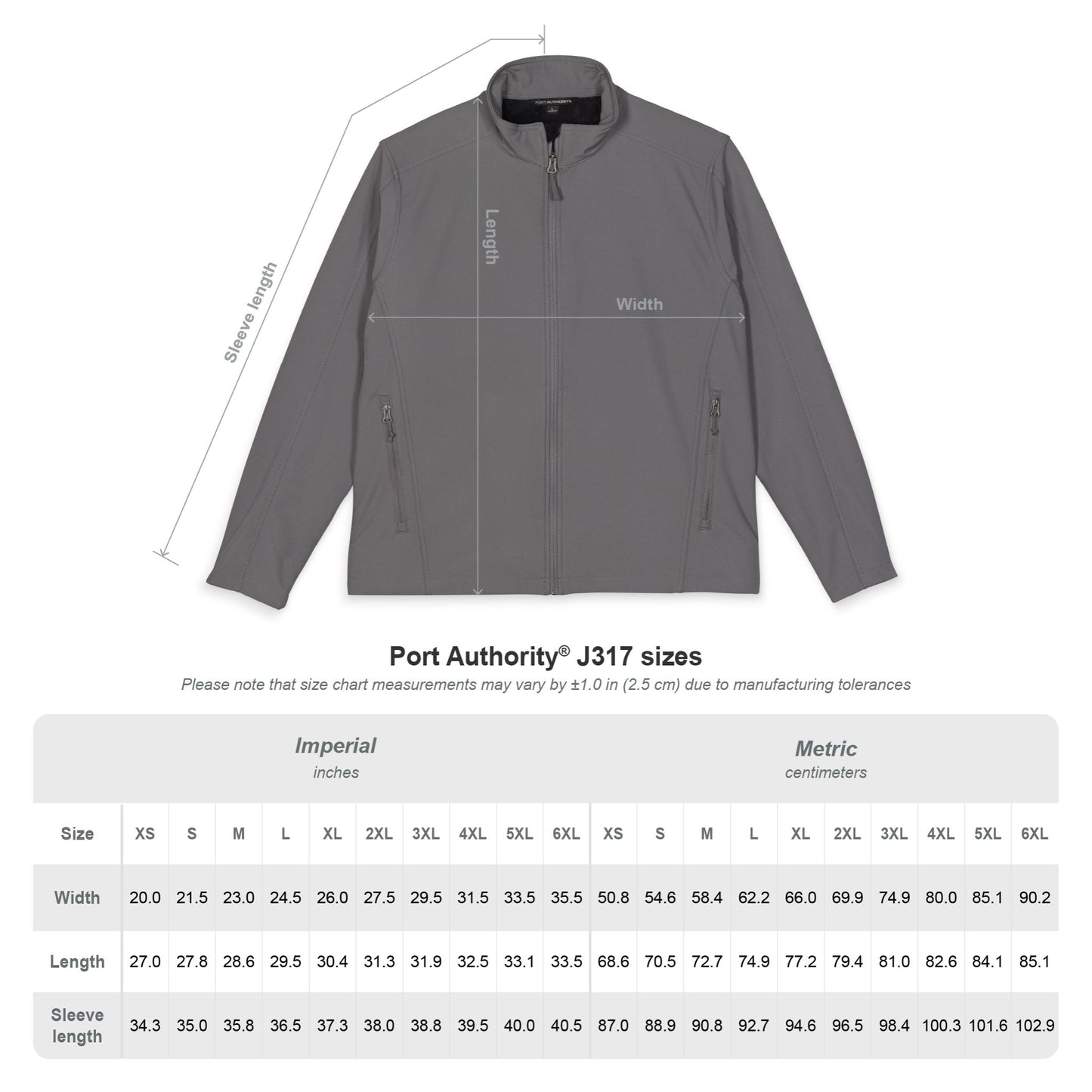 Men's Pine Embroidered Soft Shell Jacket