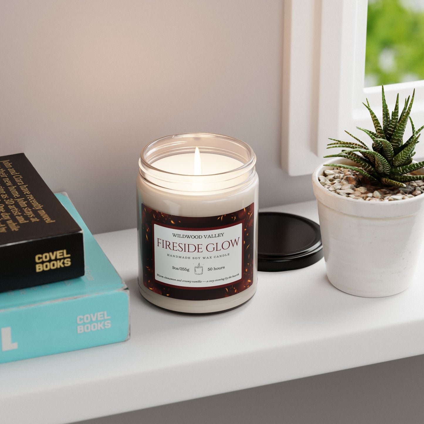 Fireside Glow Scented Soy Candle
