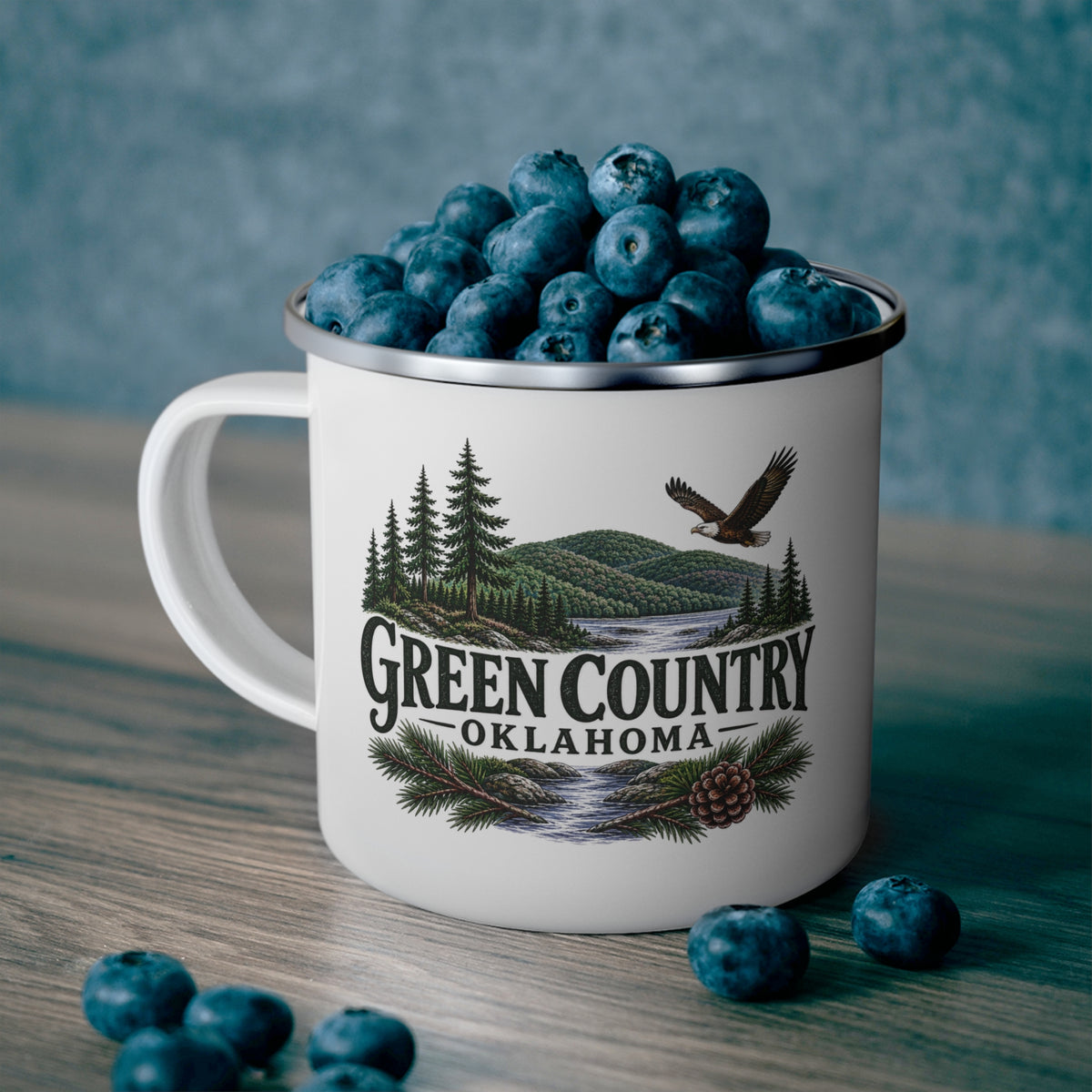Green Country Oklahoma Camping Mug