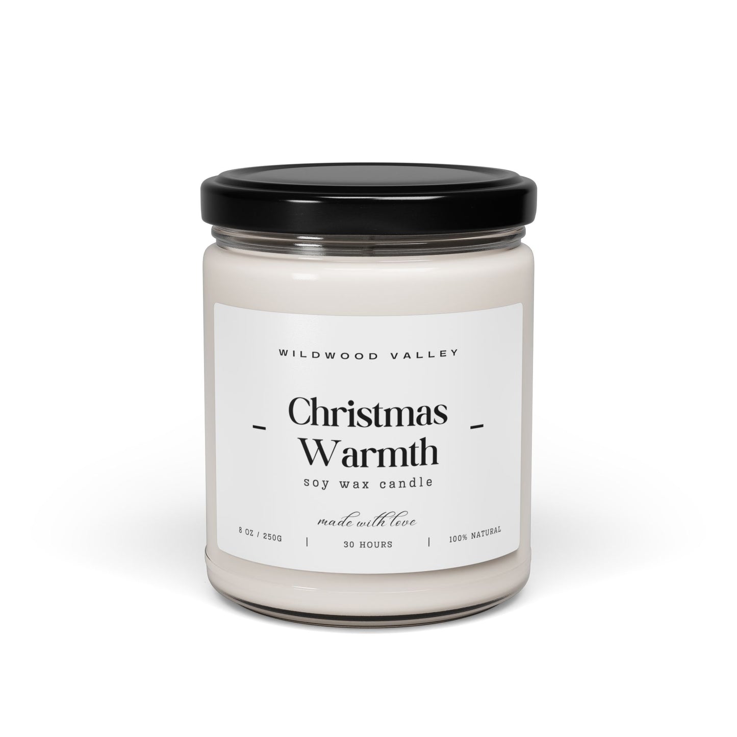 Christmas Warmth Scented 9oz Scented Soy Candle