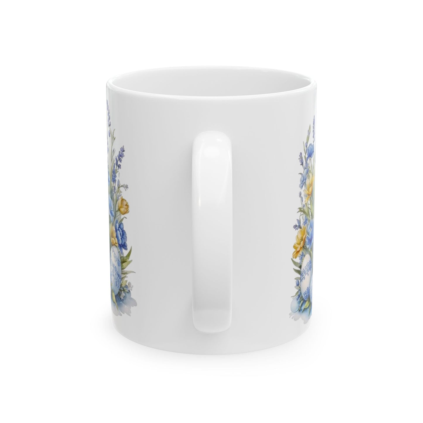 Easter Floral Bunny 11oz Mug