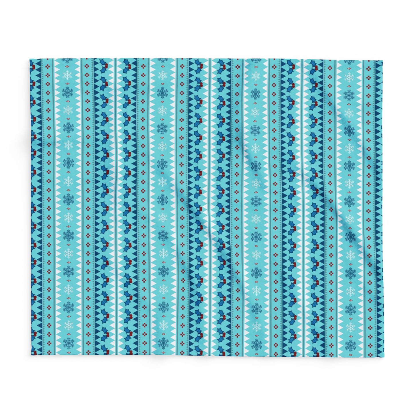 Arctic Snowfall Fleece Blanket