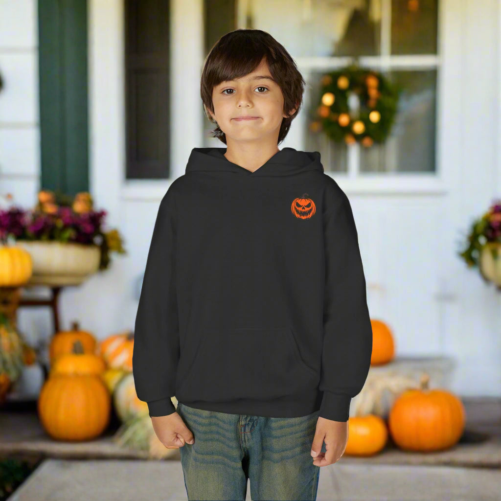 Spooky Jack-o-lantern Youth Hoodie