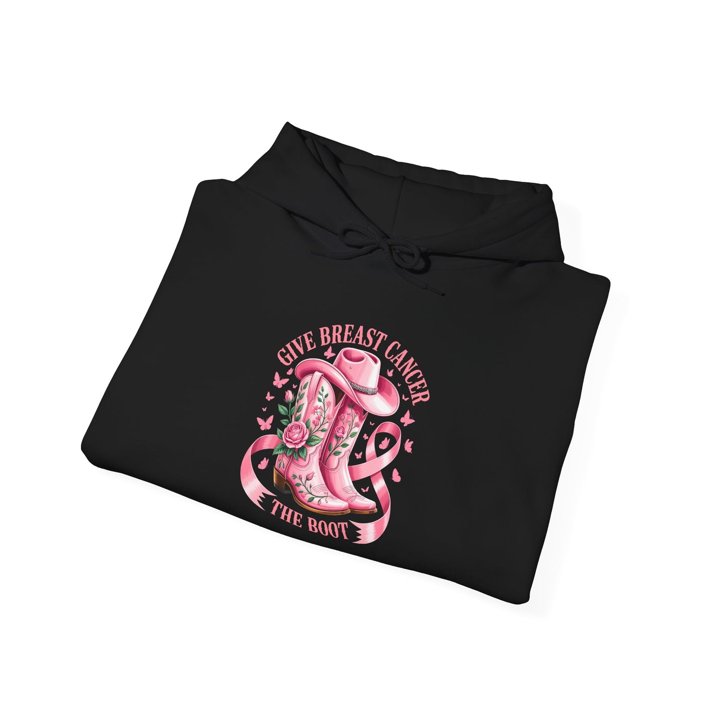 Give Cancer the Boot Adult Hoodie