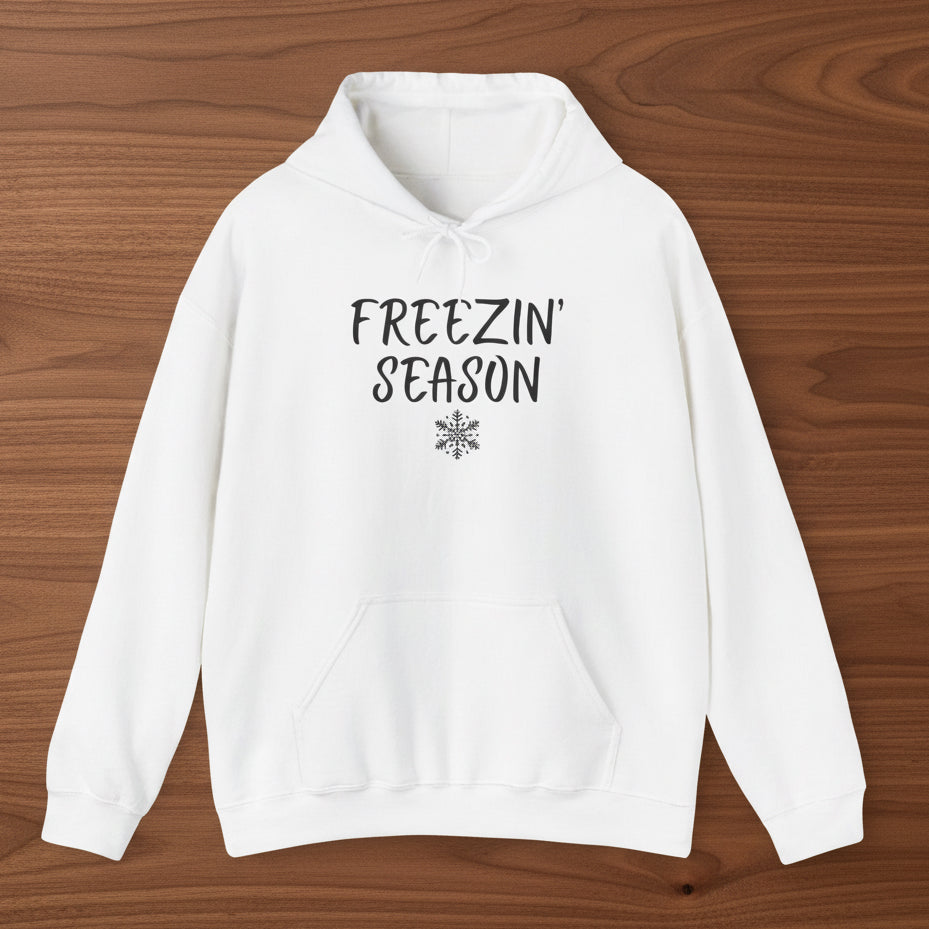 Freezin Season Adult Hoodie | Cozy Winter Apparel – Green Country