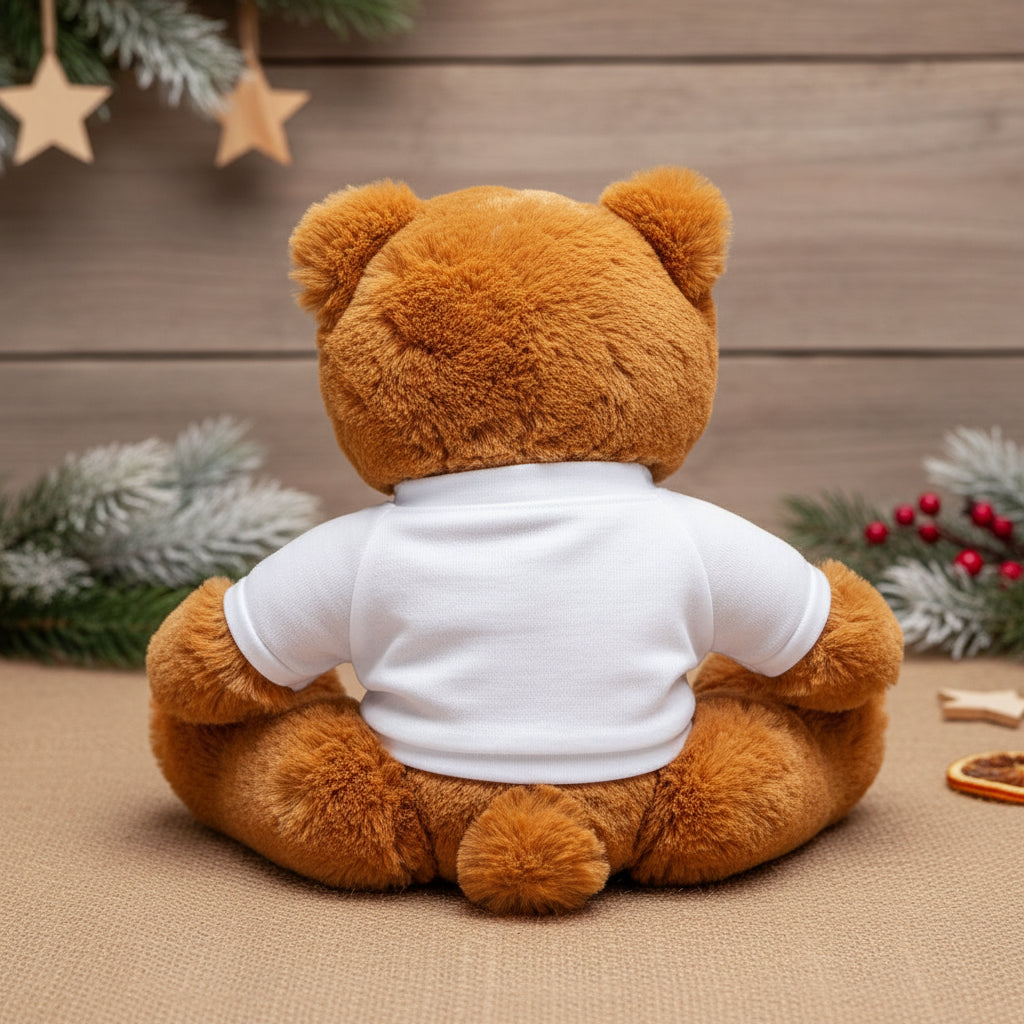 Merry Christmas Teddy Bear with Bow Tie – Holiday Teddy Bear Gift