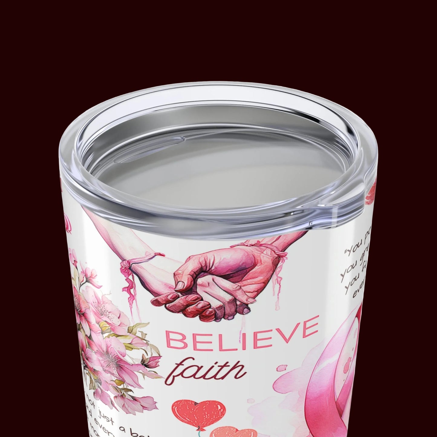 Breast Cancer Awareness 20oz Stainless Steel Tumbler