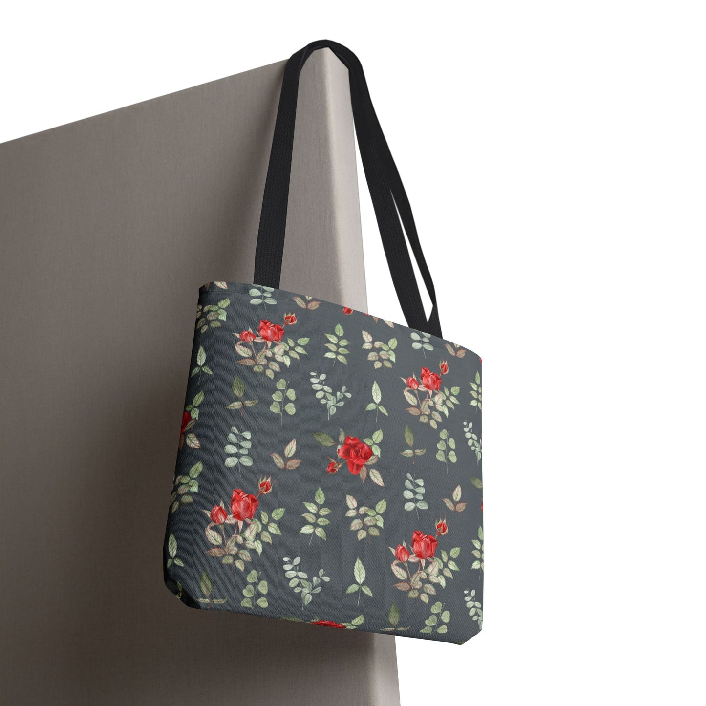 Floral Rose Pattern Tote Bag
