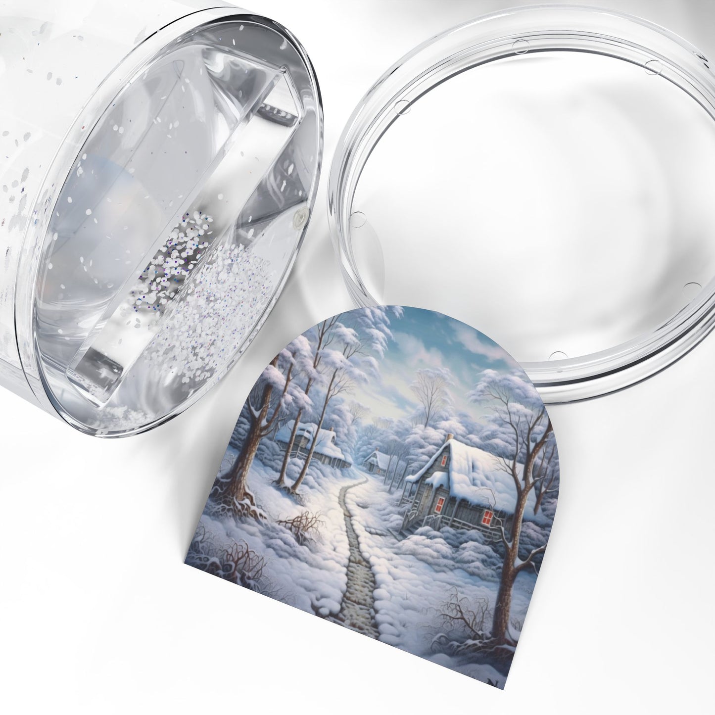 Winter Path Snow Globe - Create Your Own Winter Wonderland