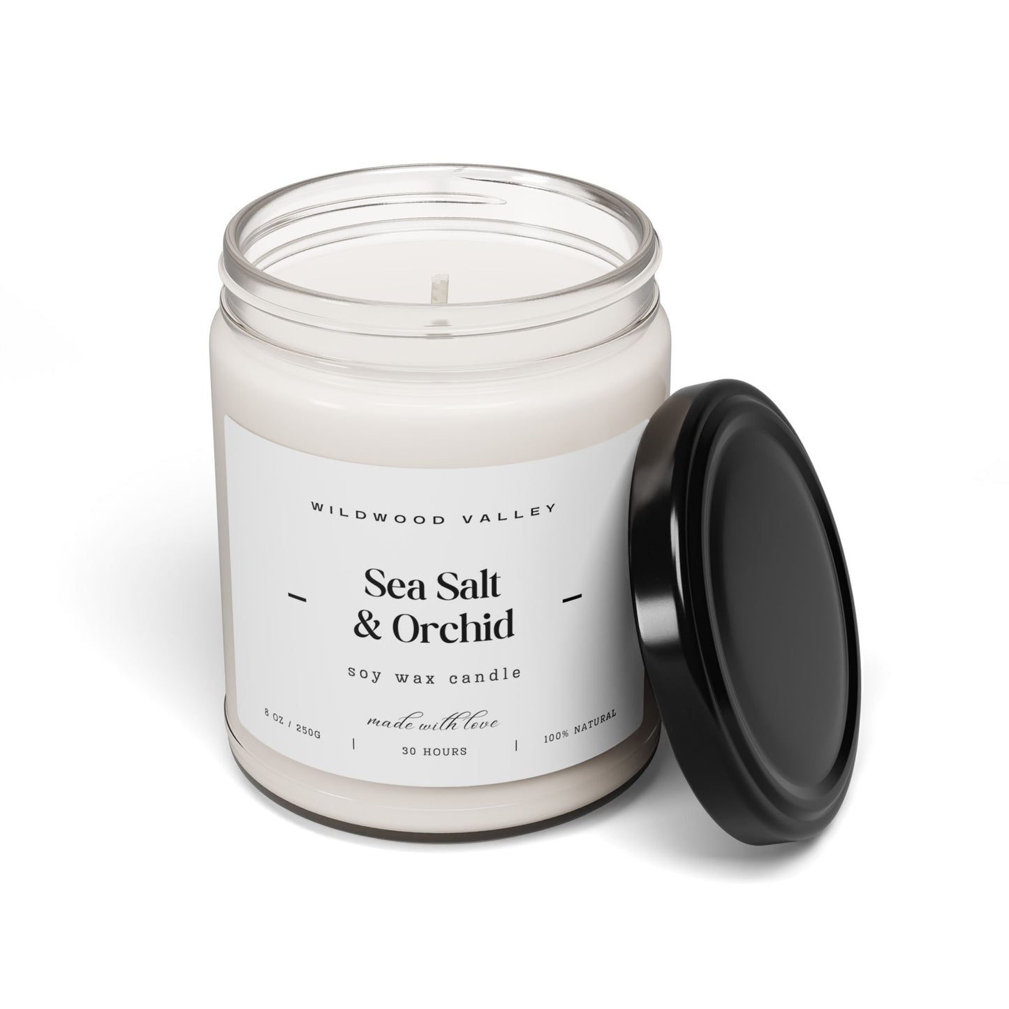 Sea Salt & Orchid 9oz Scented Soy Candle