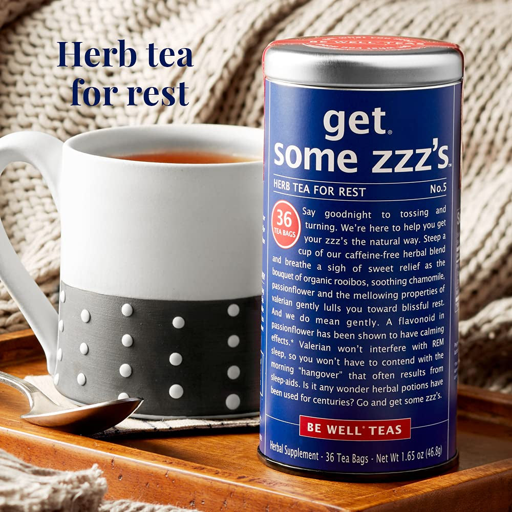 The Republic of Tea - Get Some Zzz’S – No. 5 Herb Tea for Rest, No Caffeine, 36 Tea Bags