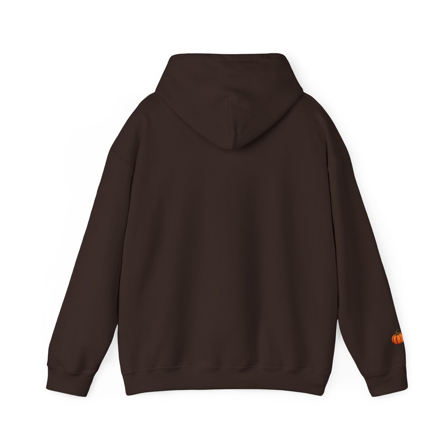 Hello Pumpkin Adult Hoodie with Accent Sleeve