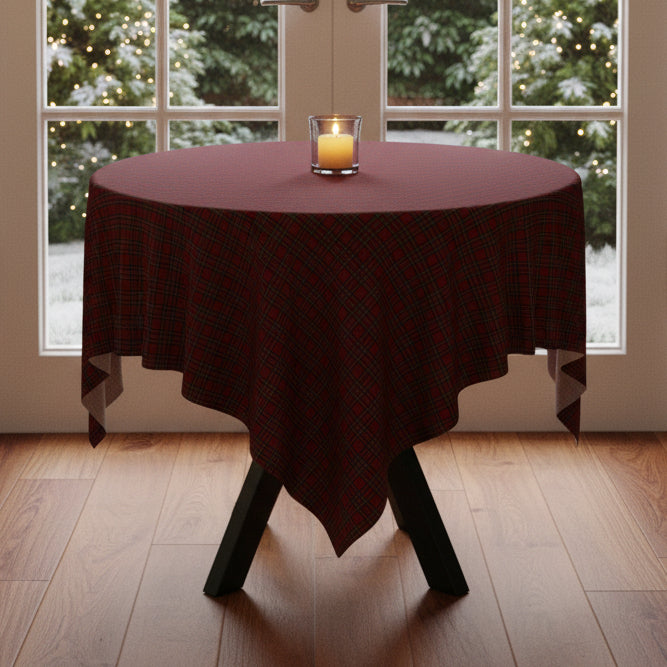 Christmas Eve Plaid Tablecloth