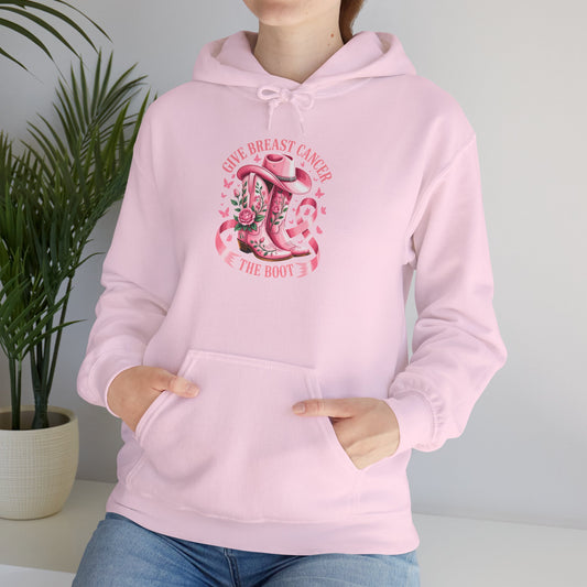 Give Cancer the Boot Adult Hoodie