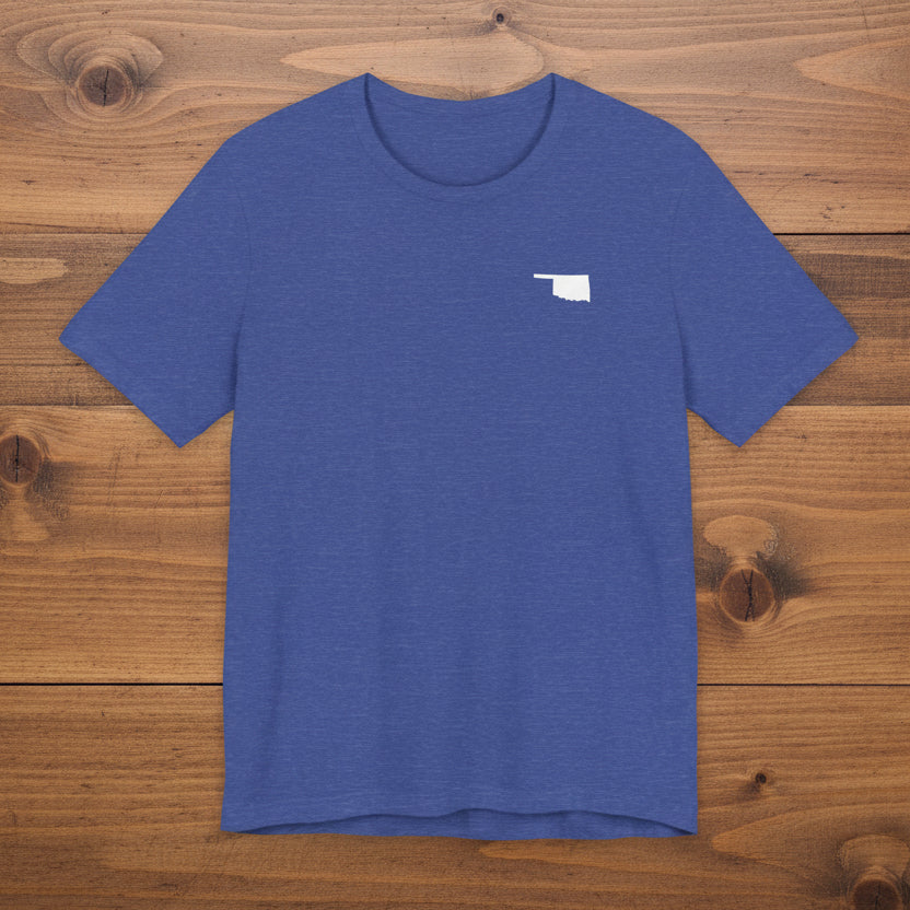 Oklahoma 'The Sooner State' Front & Back Graphic Tee