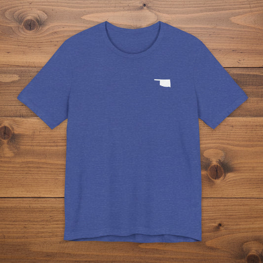 Oklahoma 'The Sooner State' Front & Back Graphic Tee