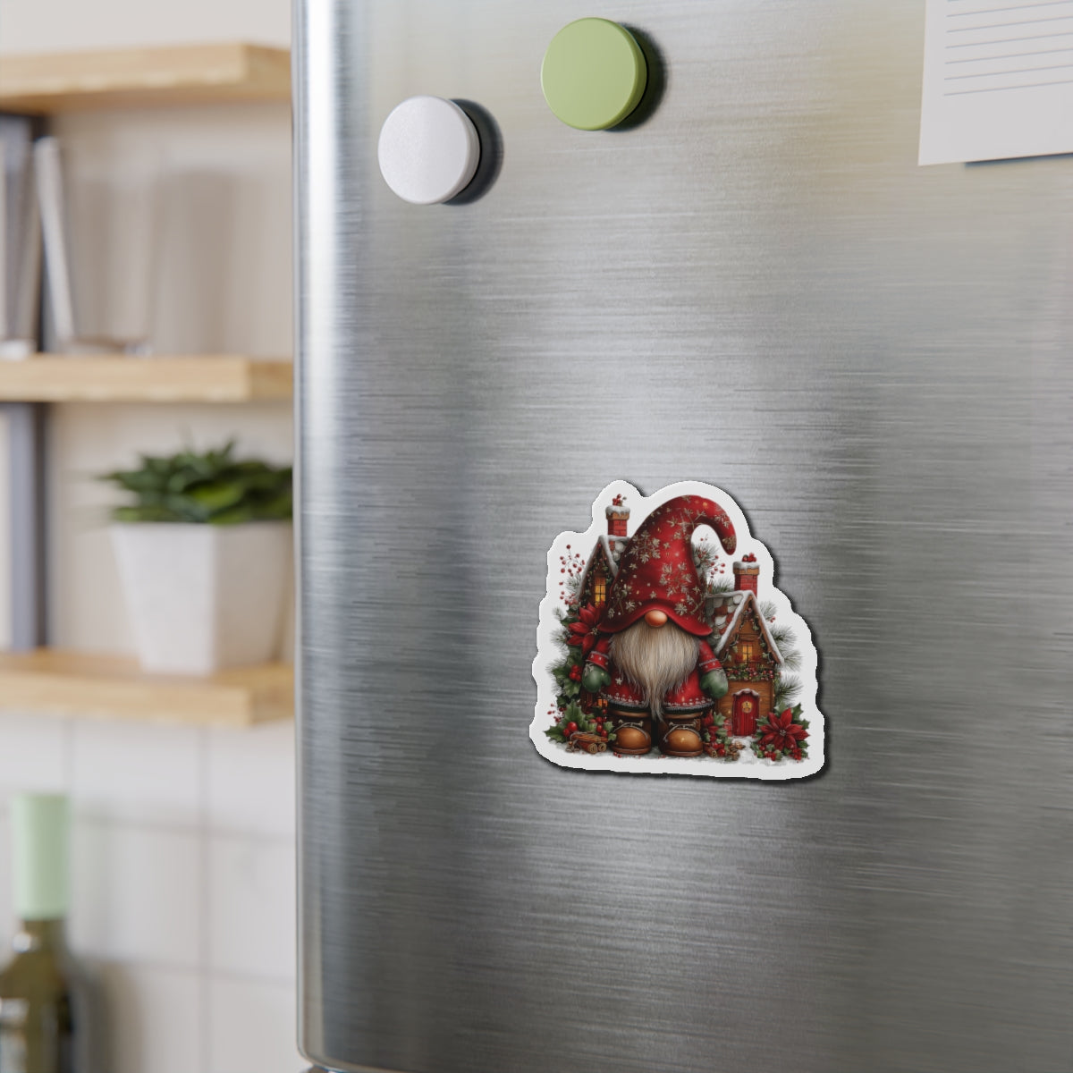 Christmas Gnome Fridge Magnet