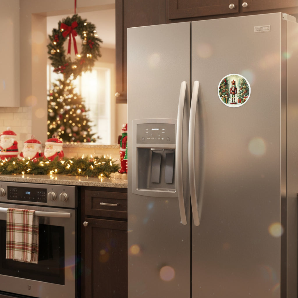 Nutcracker Christmas Magnet