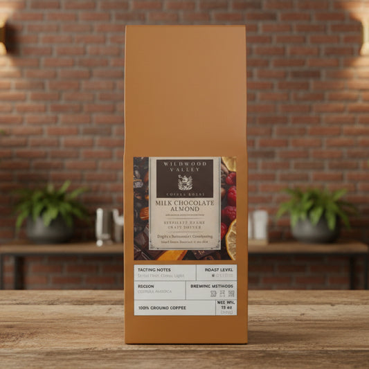 Milk Chocolate Almond Coffee Blend | Light Roast