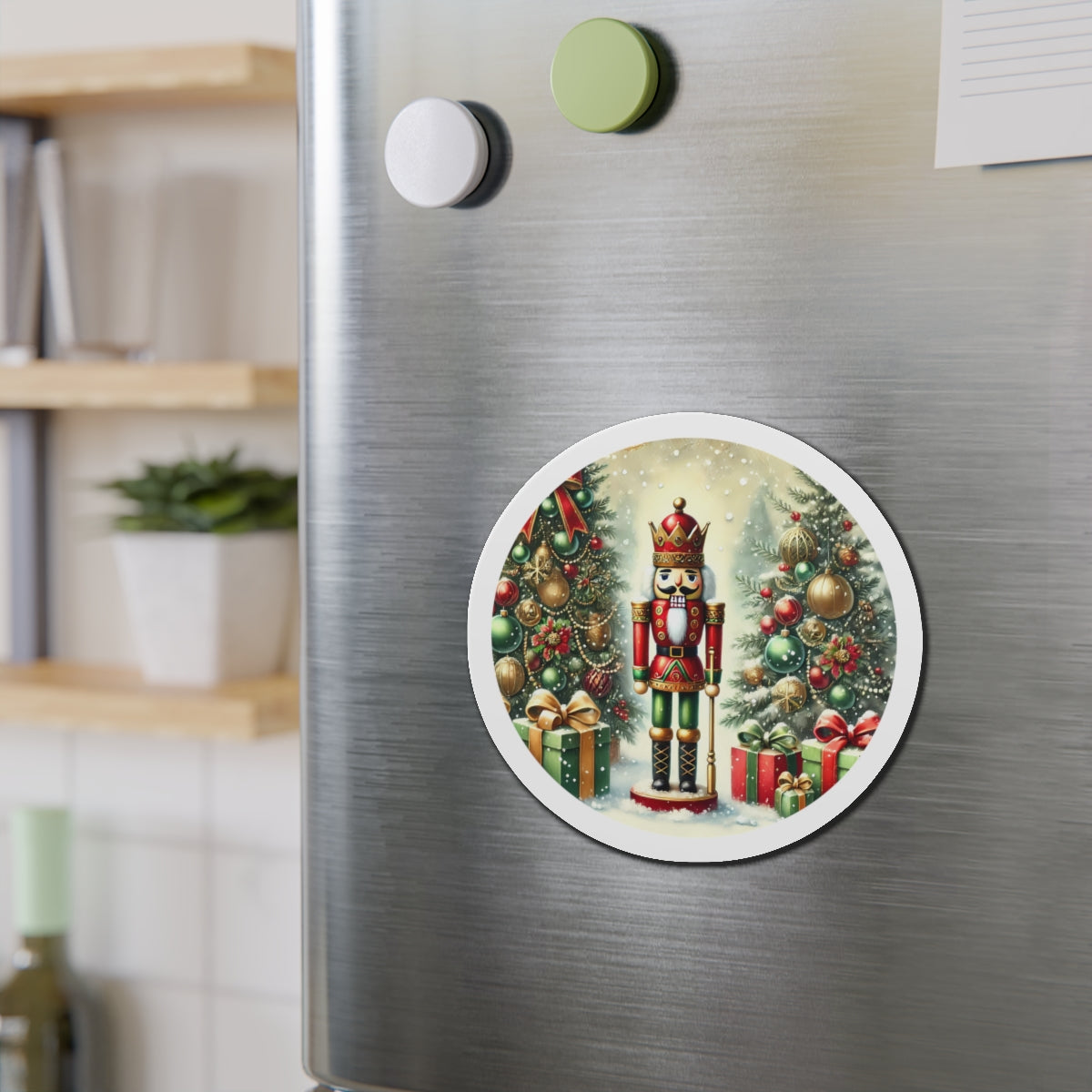 Nutcracker Christmas Magnet