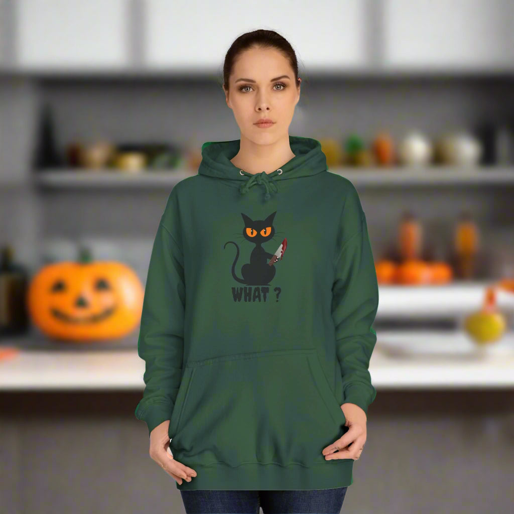 What? Black Cat Hoodie