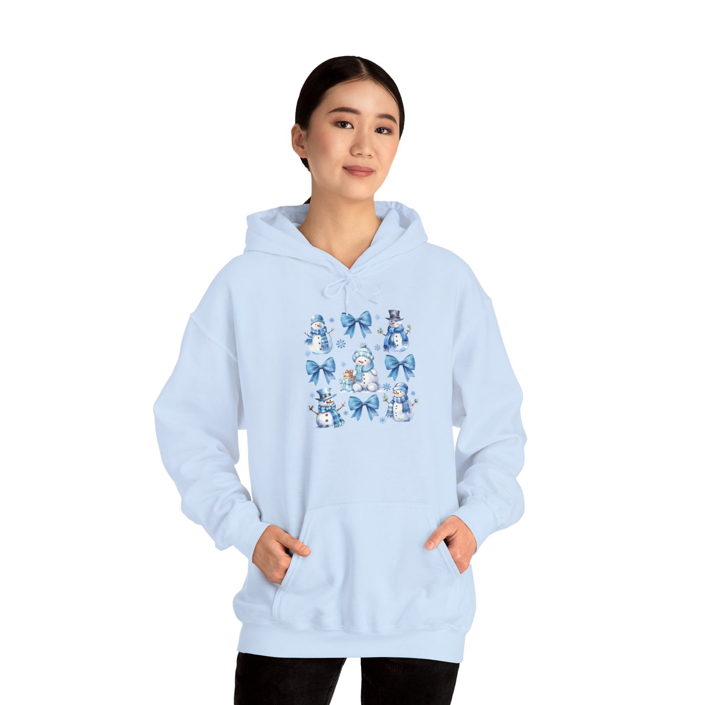 Coquette Winter Snowman Hoodie