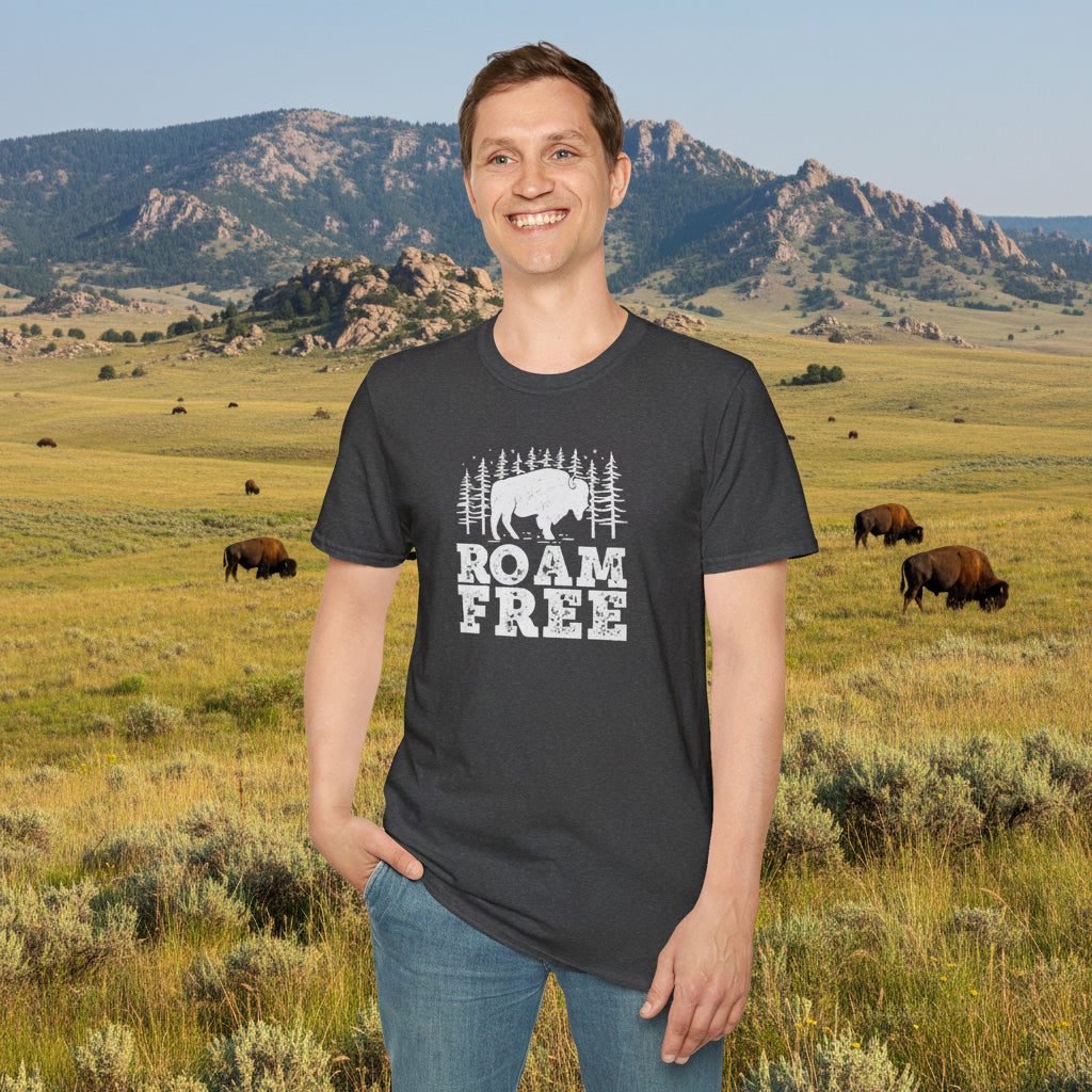 Roam Free Bison T-Shirt