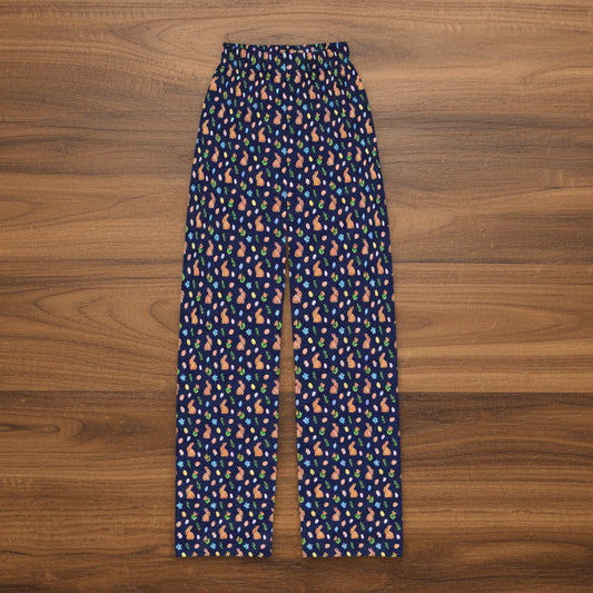 Easter Bunny & Eggs Kids Lounge Pants