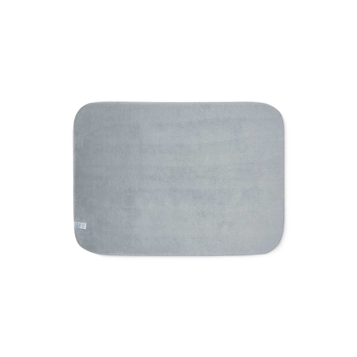 Winter Orchard Plaid Sherpa Blanket — Grey Reverse