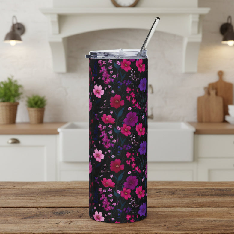 Floral Art 20oz Stainless Steel Tumbler