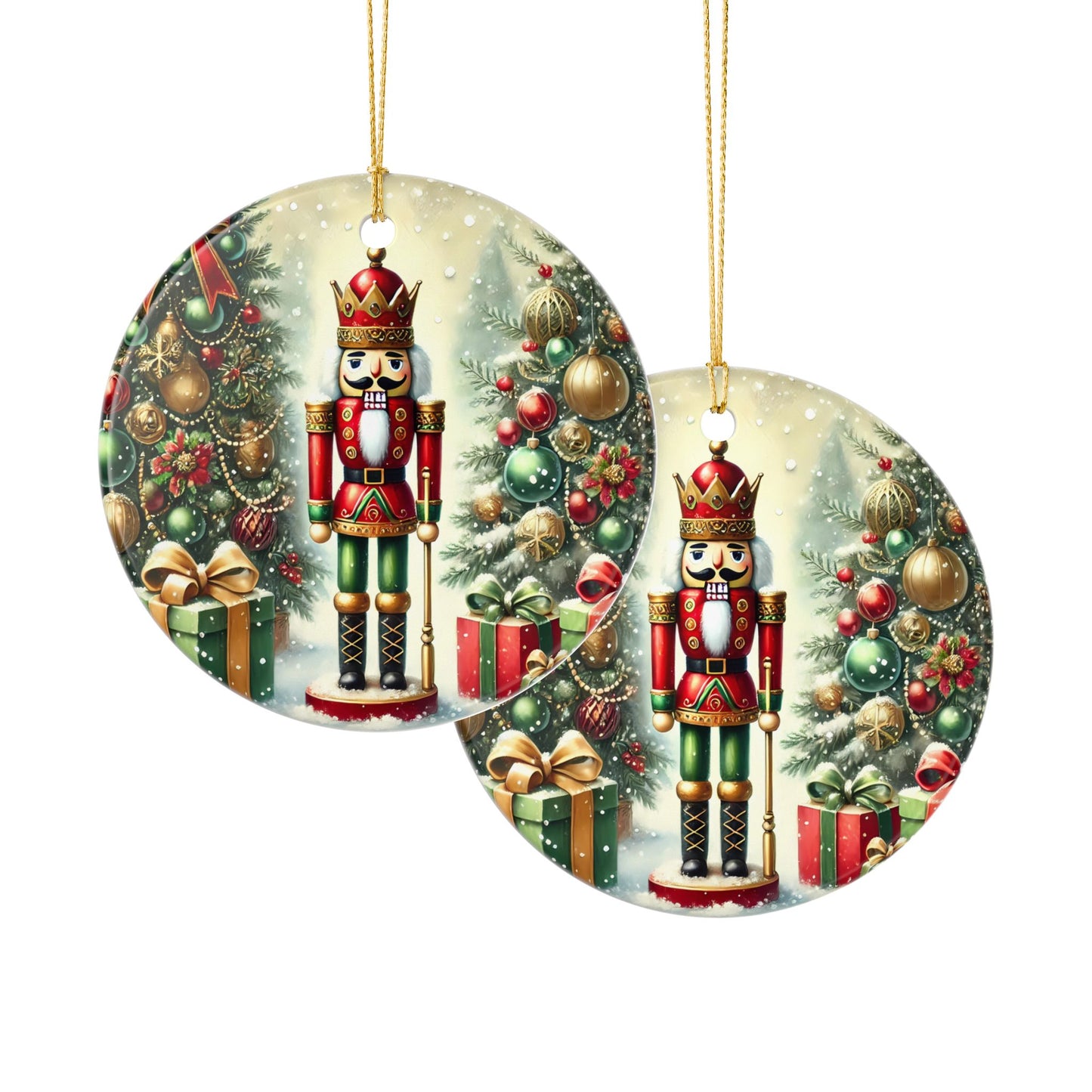 The Christmas Nutcracker Ceramic Ornament
