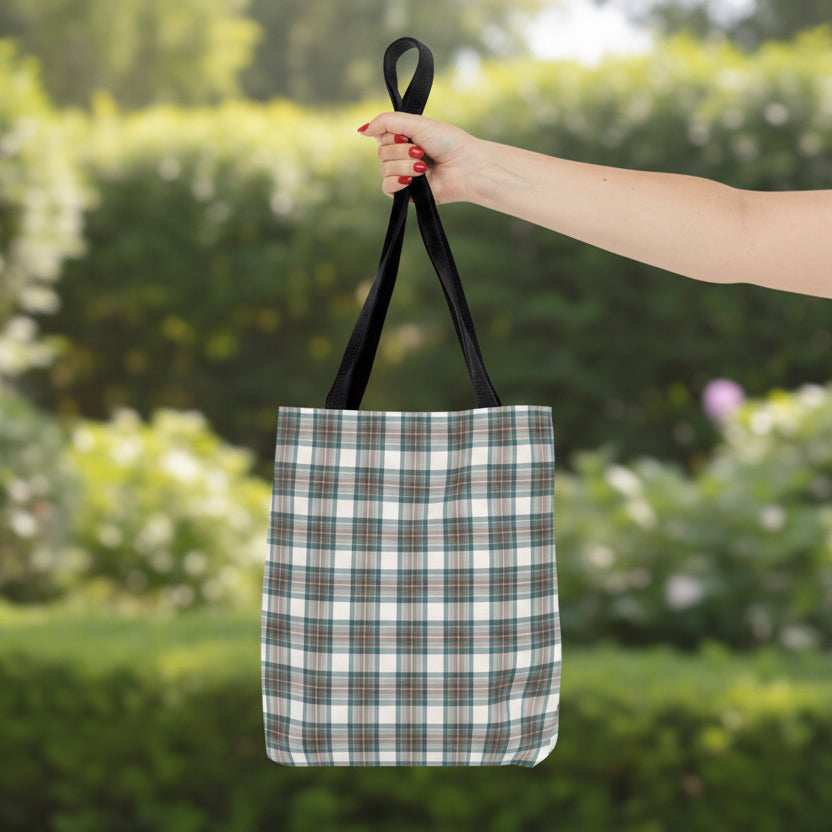Dress Stewart Plaid Tote Bag