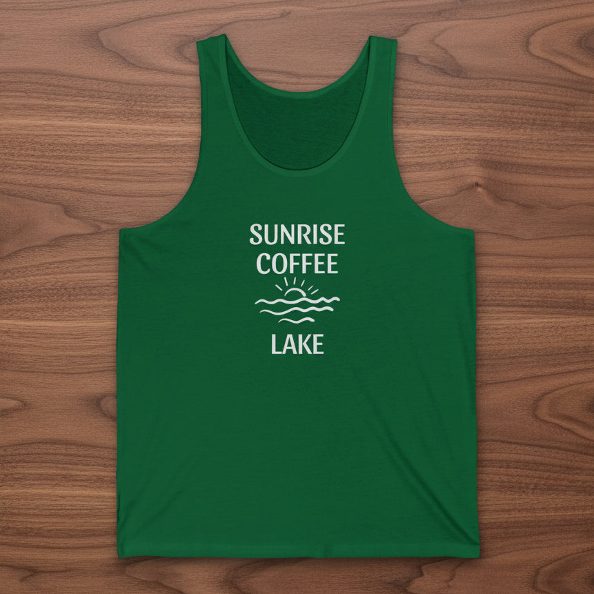 Sunrise Coffee Lake Tank Top
