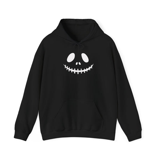 Spooky Pumpkin Smile Adult Hoodie